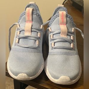 Adidas Cloudfoam Light Blue Slip On Toddler Sneakers Size 11